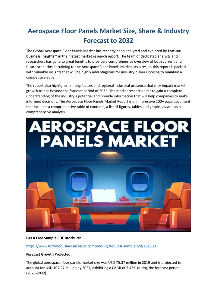 aerospace floor panels market size share industry n.w