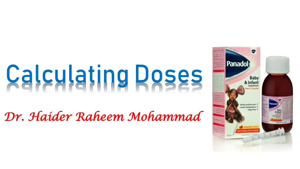 calculating doses n.w