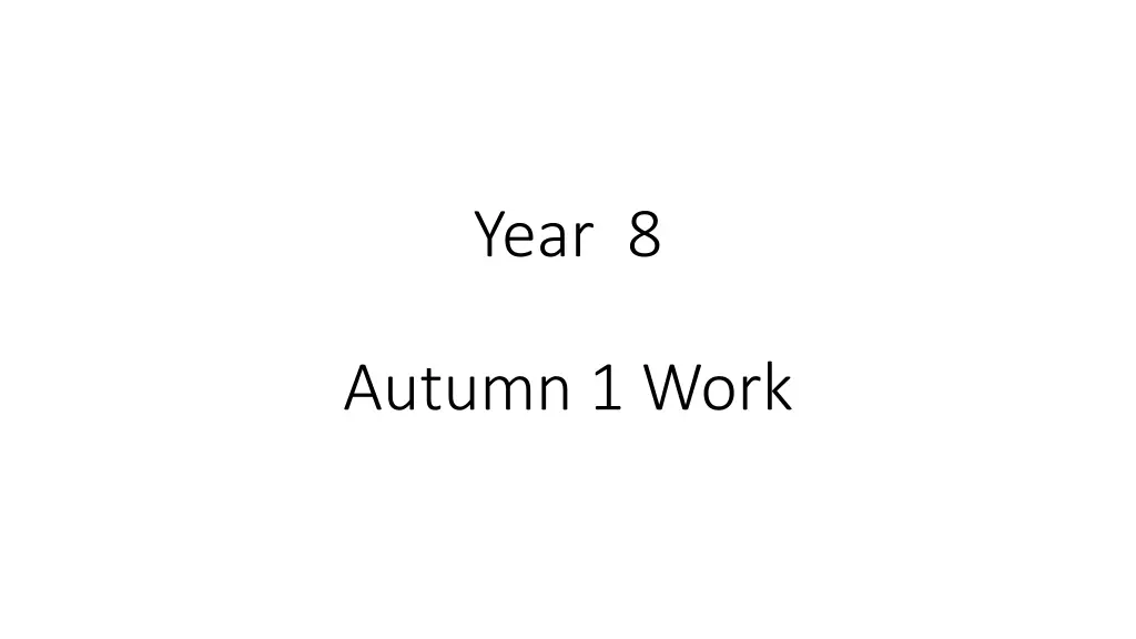 year 8 n.w