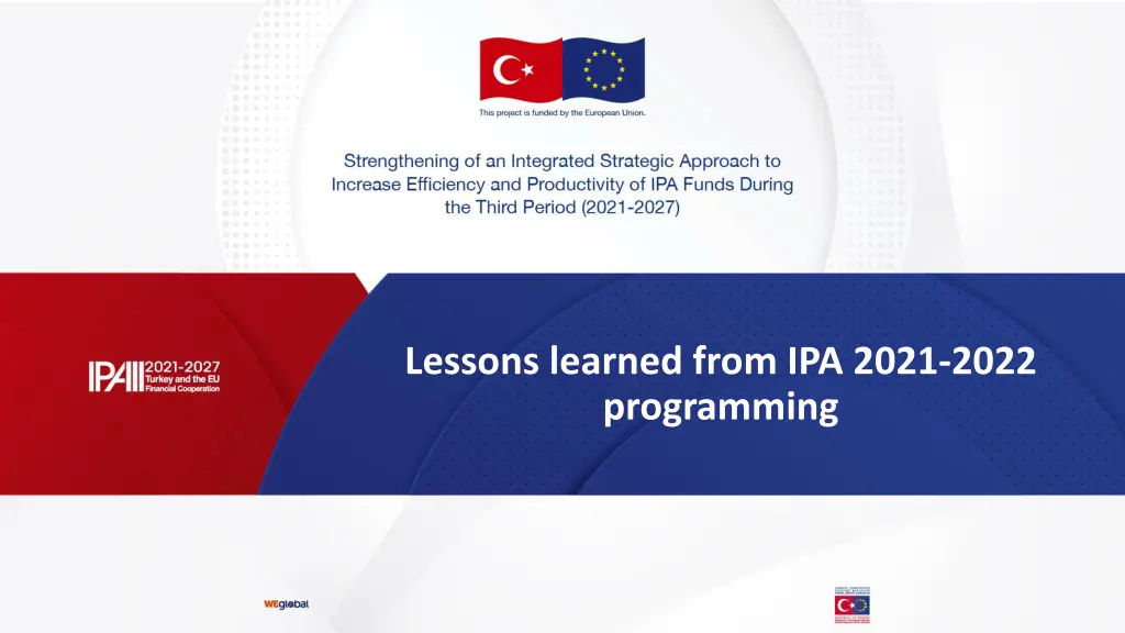 lessons learned from ipa 2021 2022 programming n.w