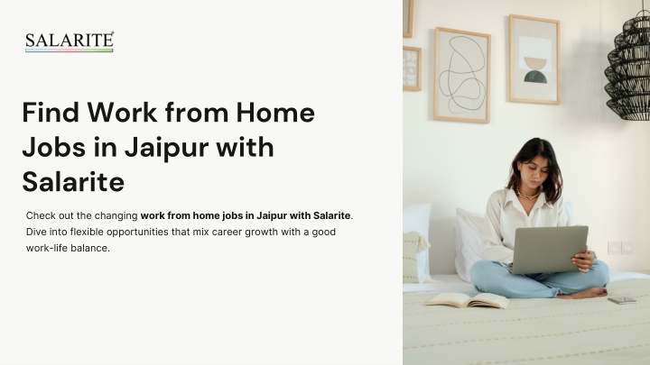 Find Work from Home Jobs in Jaipur with Salarite