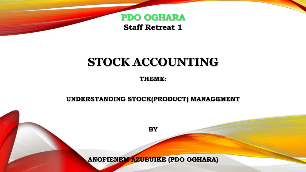 pdo oghara staff retreat 1 n.w