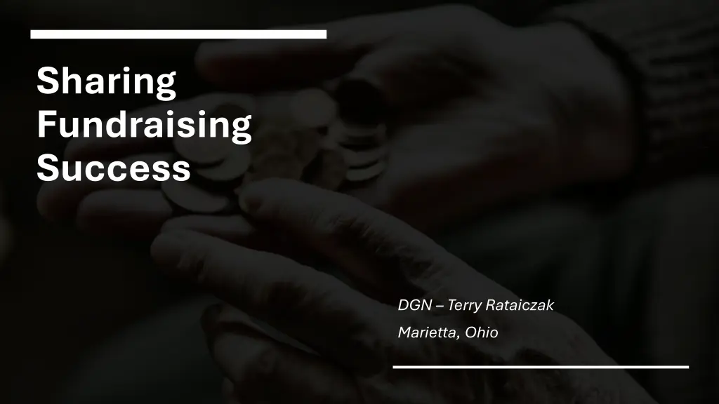 sharing fundraising success n.w