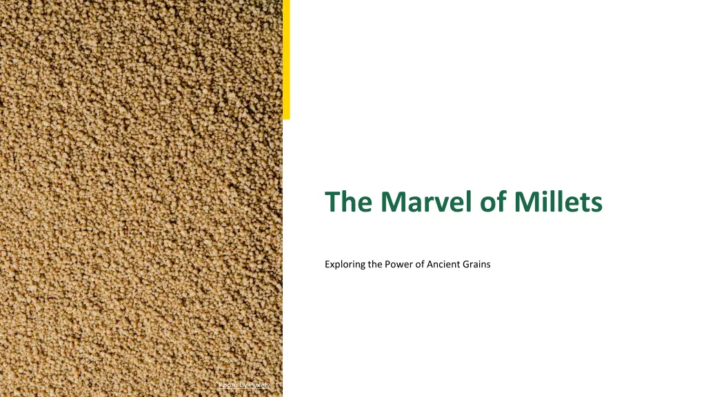 the marvel of millets n.w
