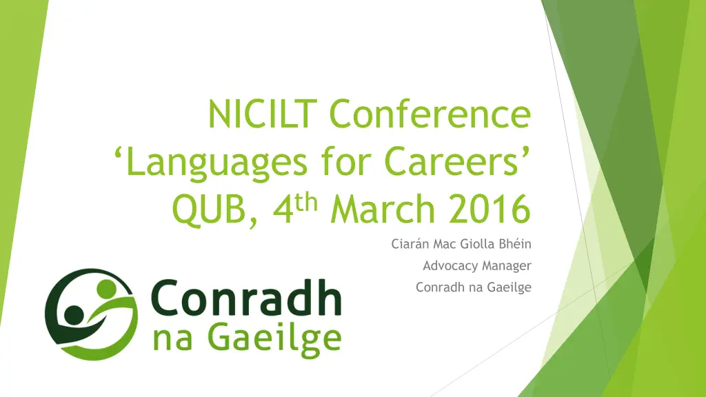 nicilt conference languages for careers n.w