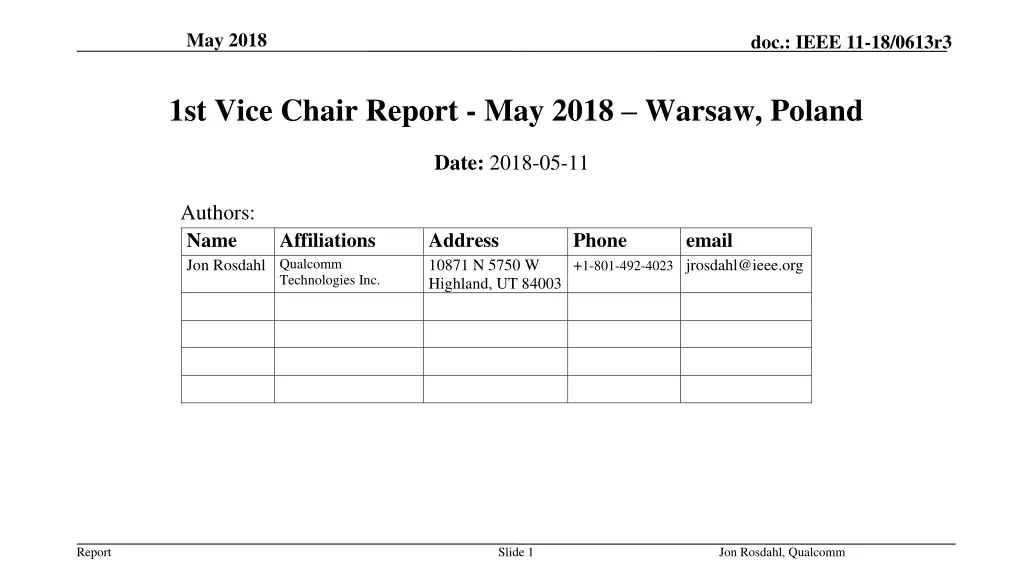 may 2018 n.w