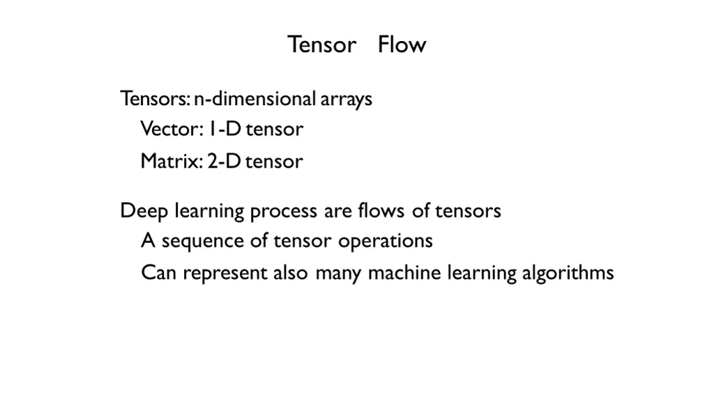 tensor flow n.w