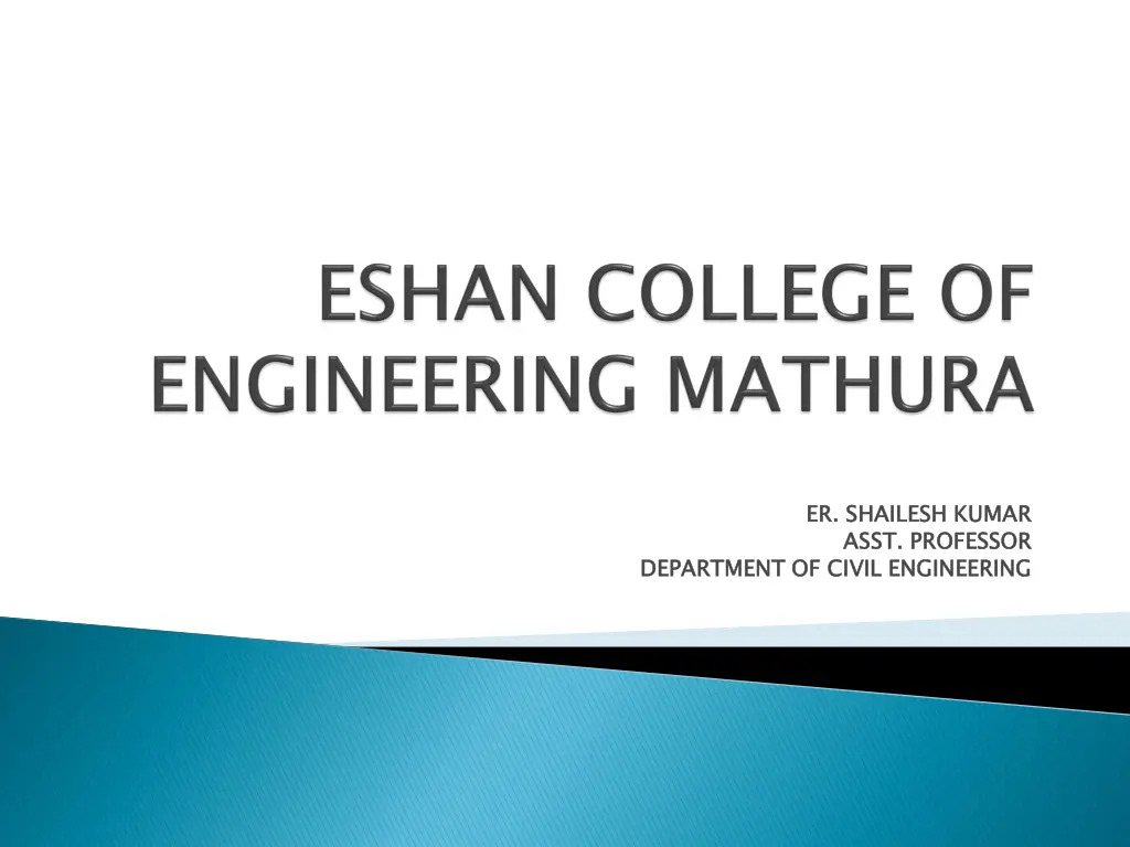 er shailesh kumar asst professor n.w