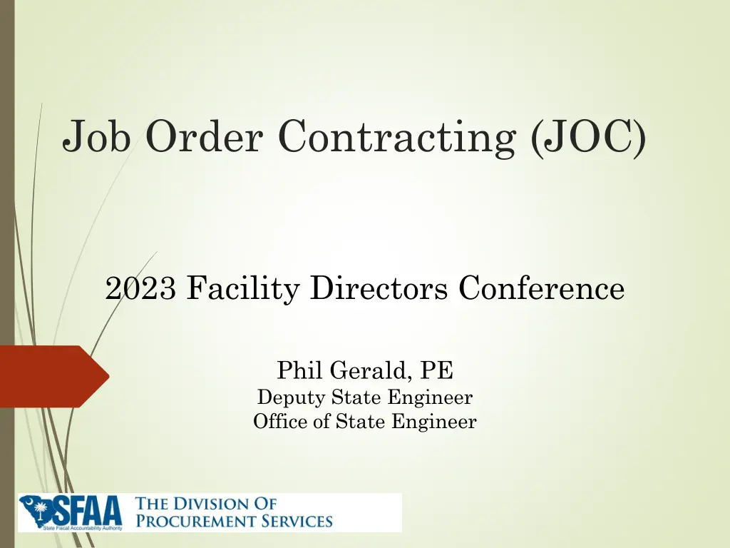 job order contracting joc n.w