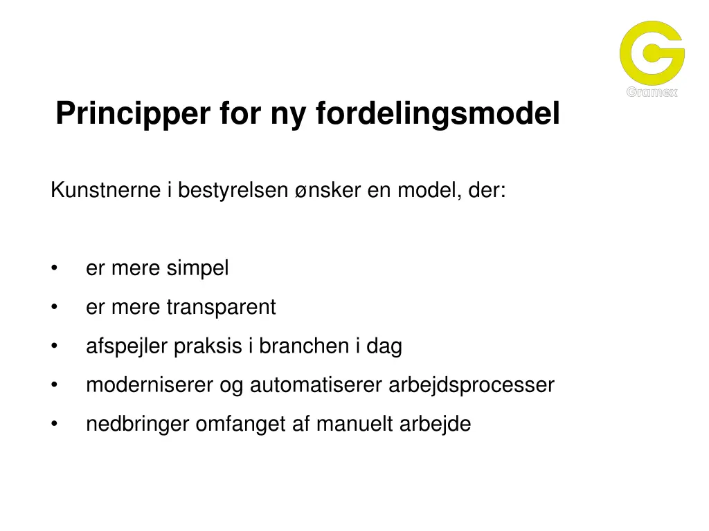 principper for ny fordelingsmodel n.w