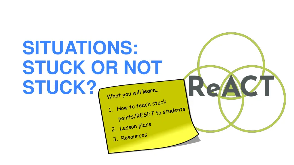 situations stuck or not stuck n.w