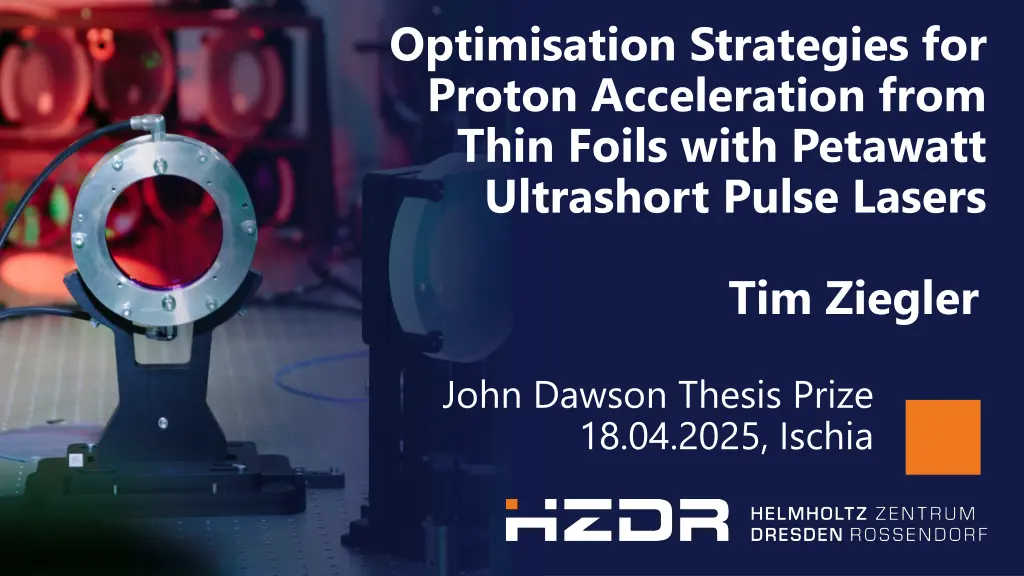 optimisation strategies for proton acceleration n.w