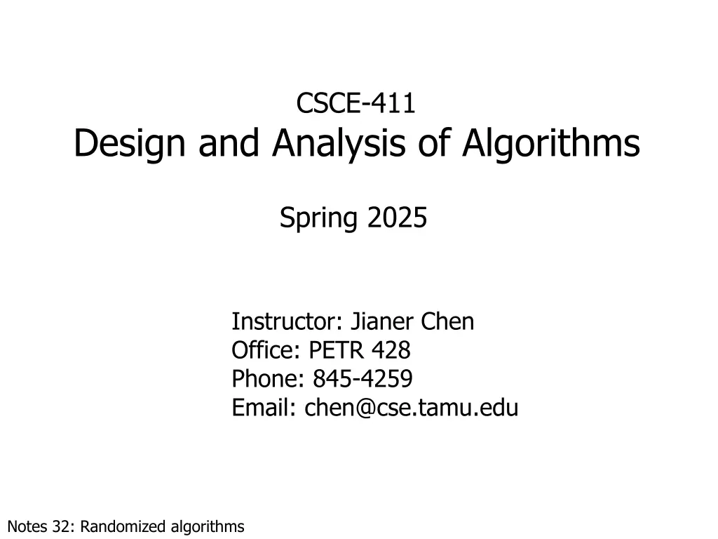 csce 411 n.w