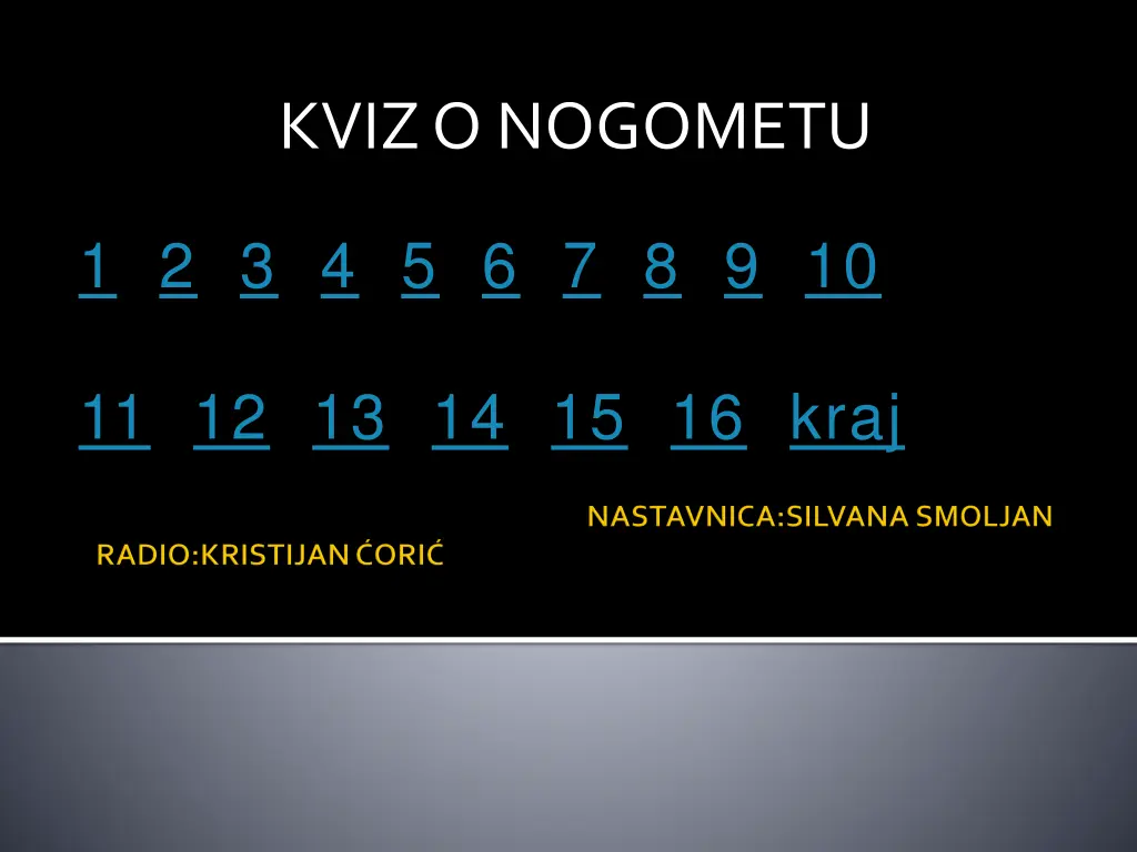 kviz o nogometu n.w