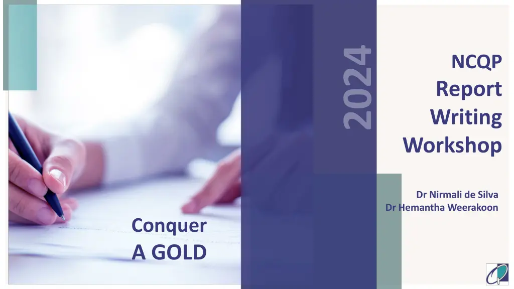 ncqp report writing workshop n.w