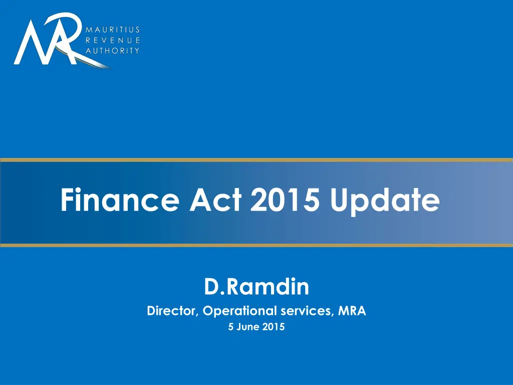 finance act 2015 update n.w