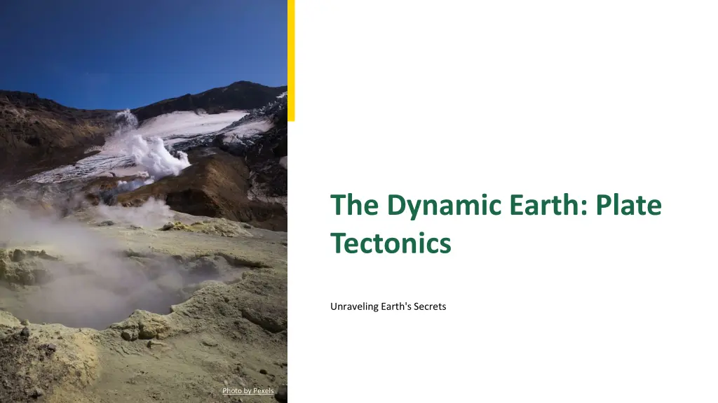 the dynamic earth plate tectonics n.w