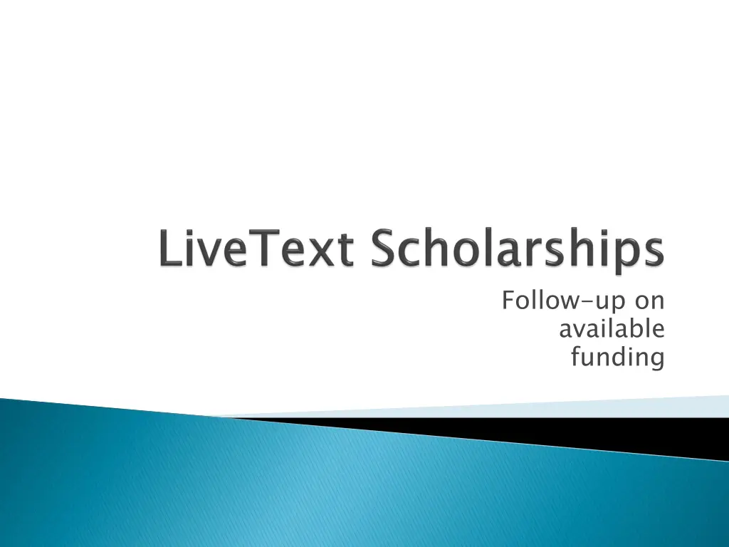 follow up on available funding n.w