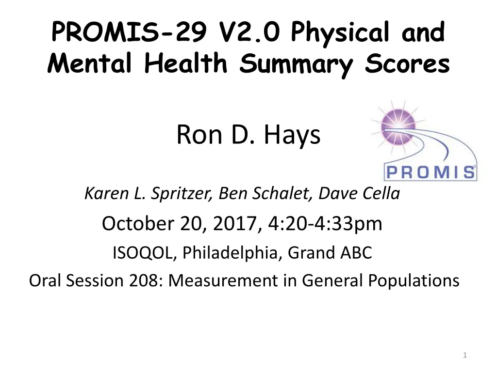 promis 29 v2 0 physical and mental health summary n.w