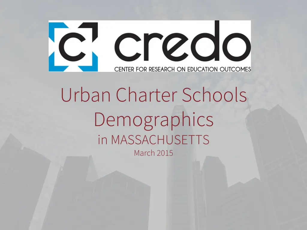 urban charter schools demographics n.w