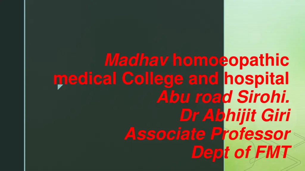 madhav homoeopathic medical college and hospital n.w