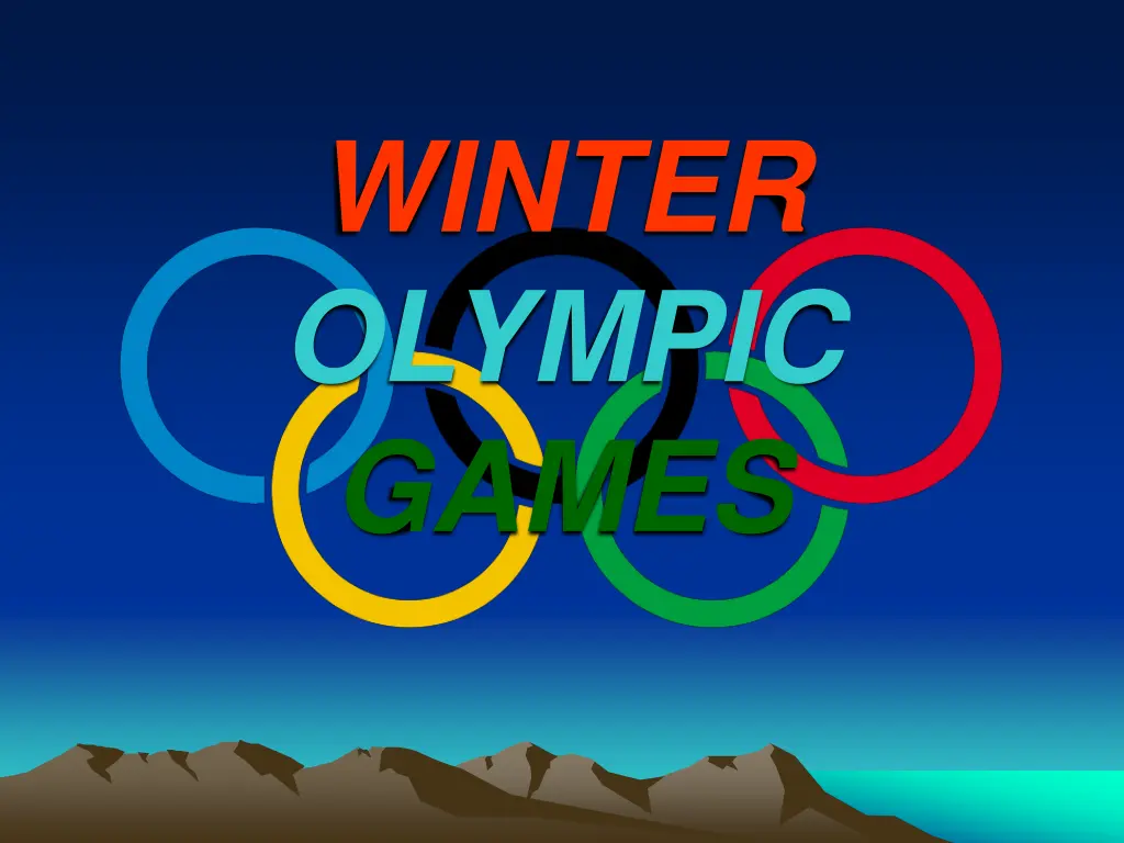 winter olympic games n.w