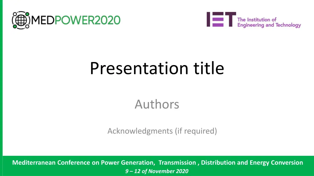 presentation title n.w