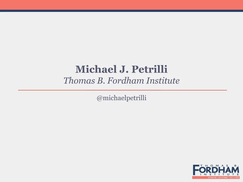 michael j petrilli thomas b fordham institute n.w