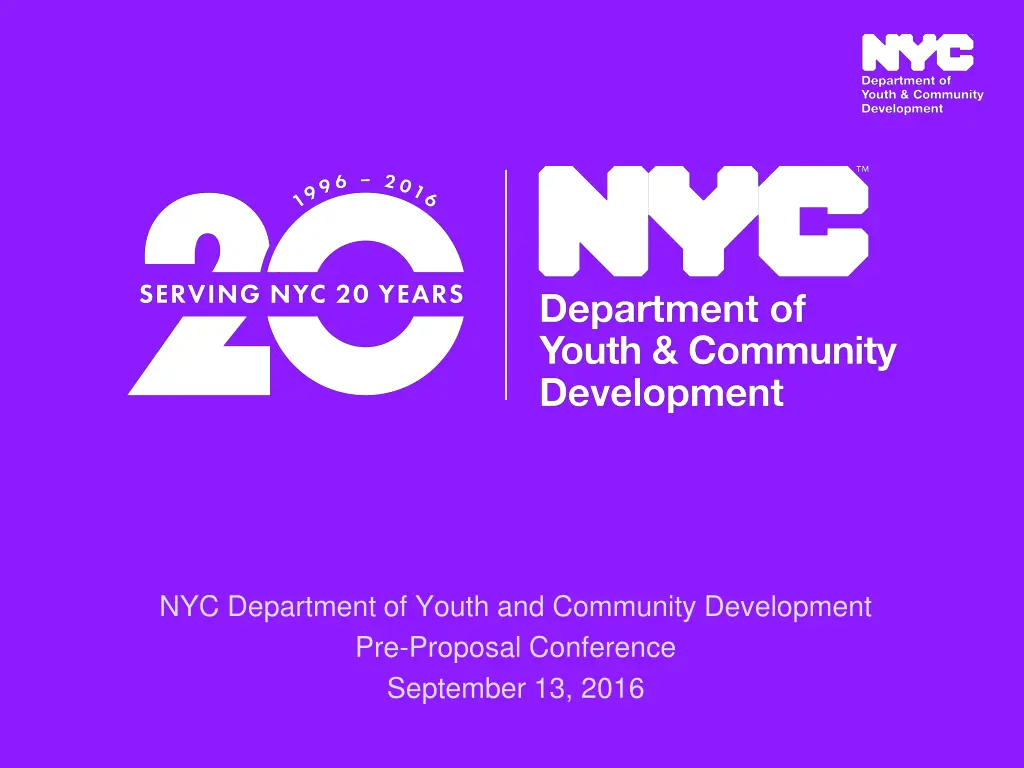 nyc department of youth and community development n.w
