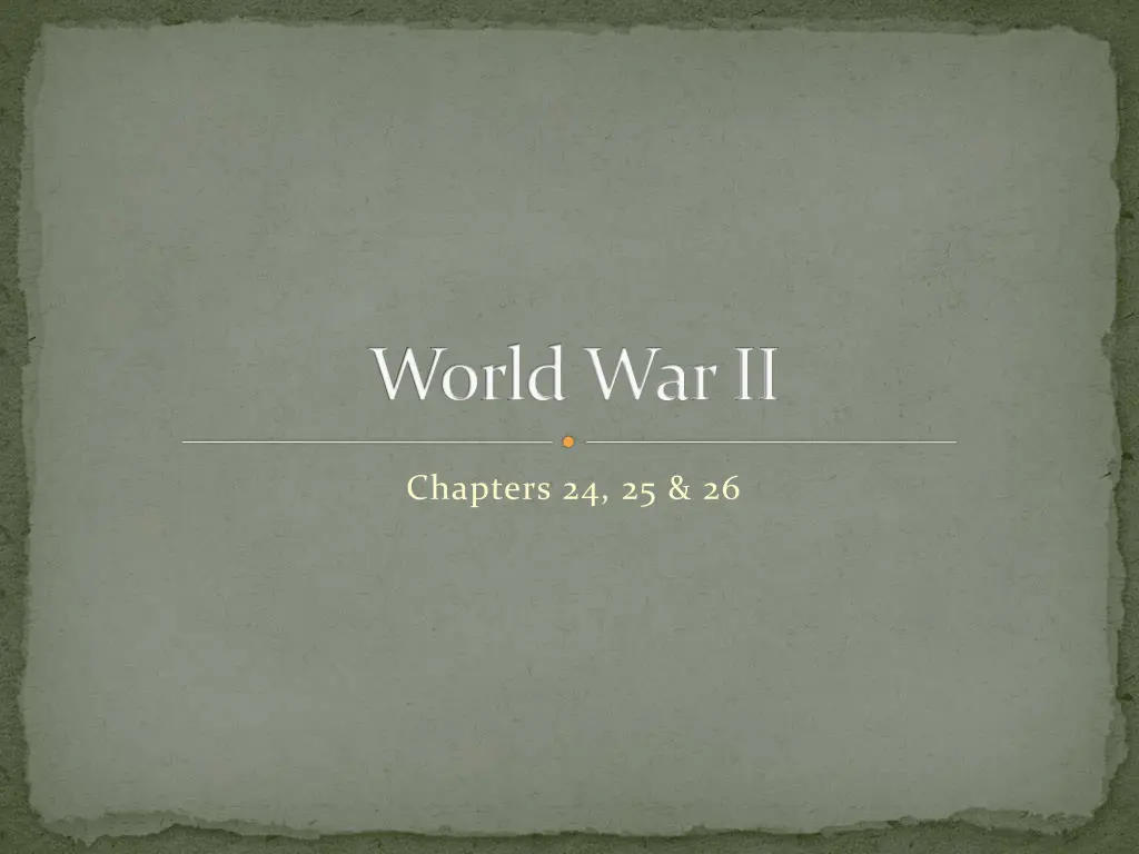 world war ii n.w