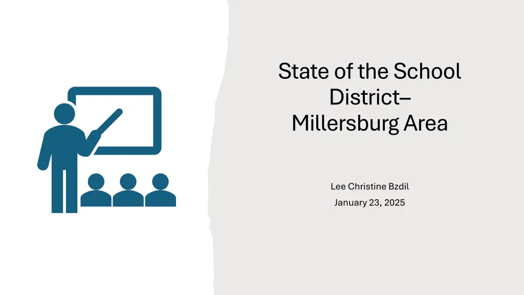 state of the school district millersburg area n.w