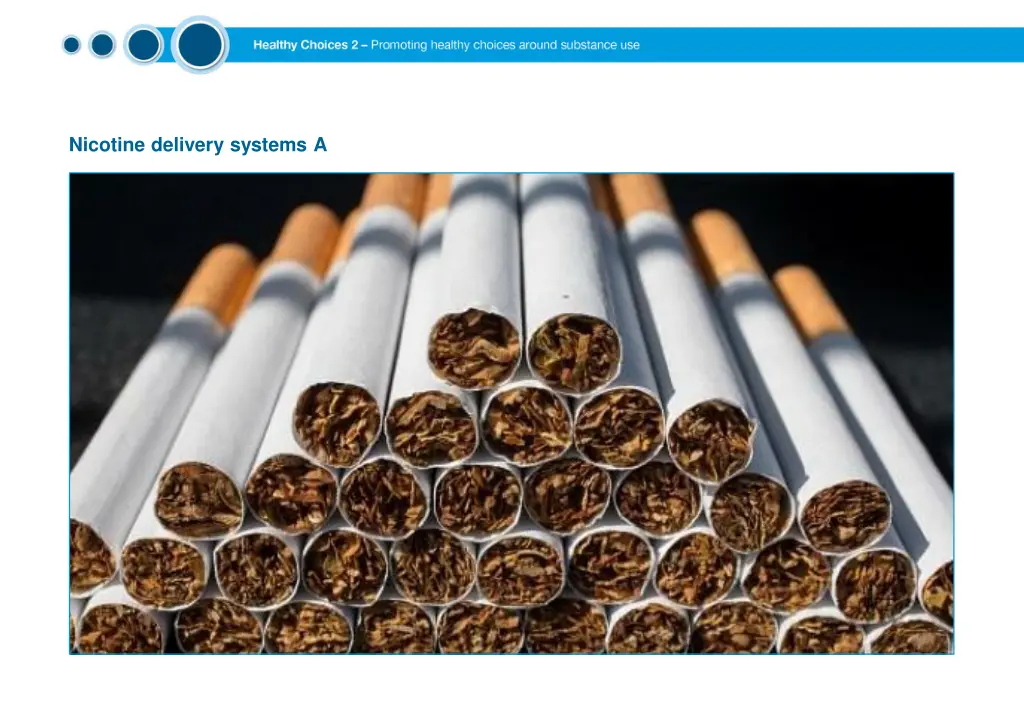 nicotine delivery systems a n.w