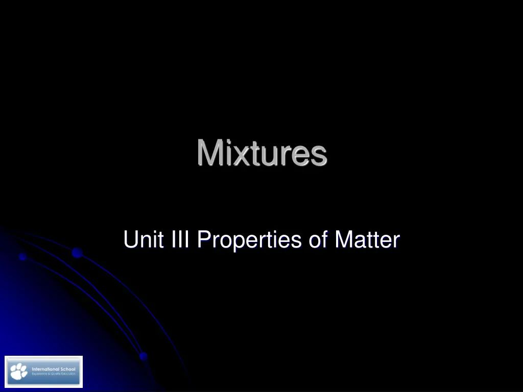 mixtures n.w