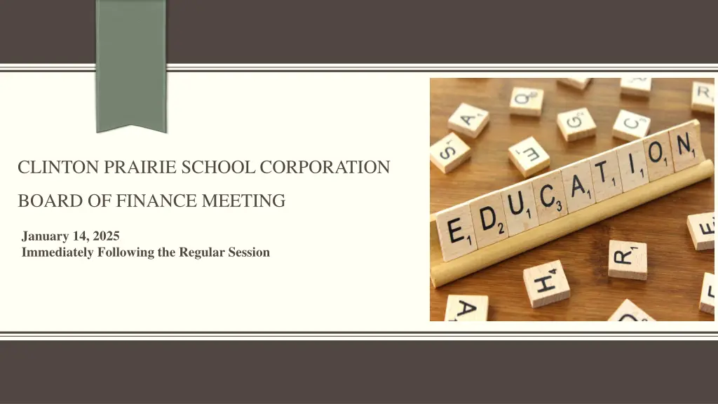 clinton prairie school corporation n.w