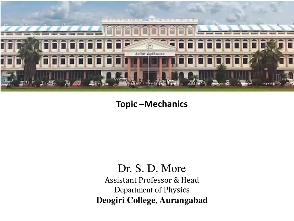 topic mechanics n.w