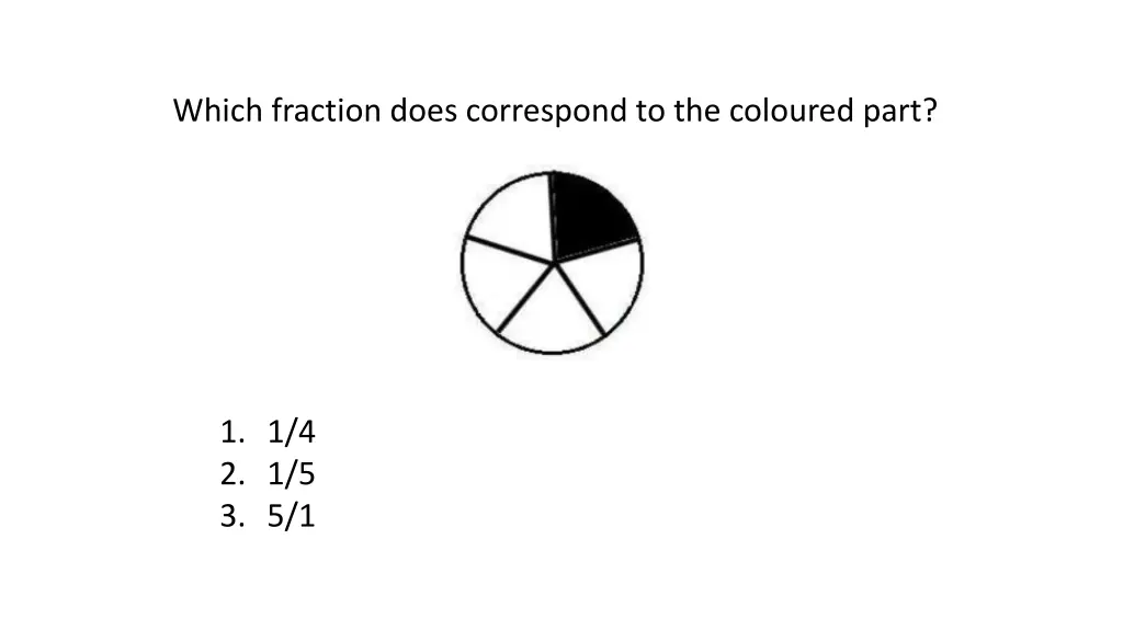 which fraction does correspond to the coloured n.w