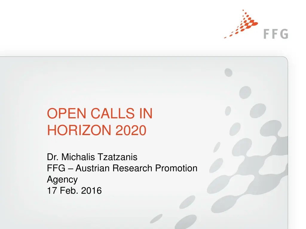 open calls in horizon 2020 n.w