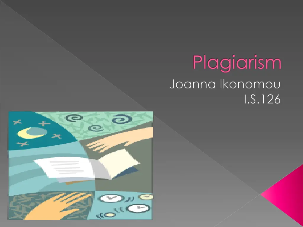 plagiarism joanna ikonomou n.w