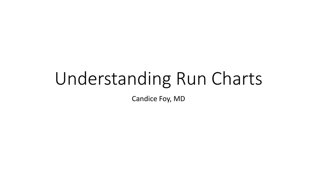 understanding run charts n.w