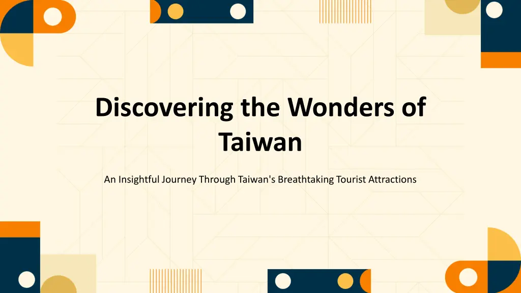 discovering the wonders of taiwan n.w