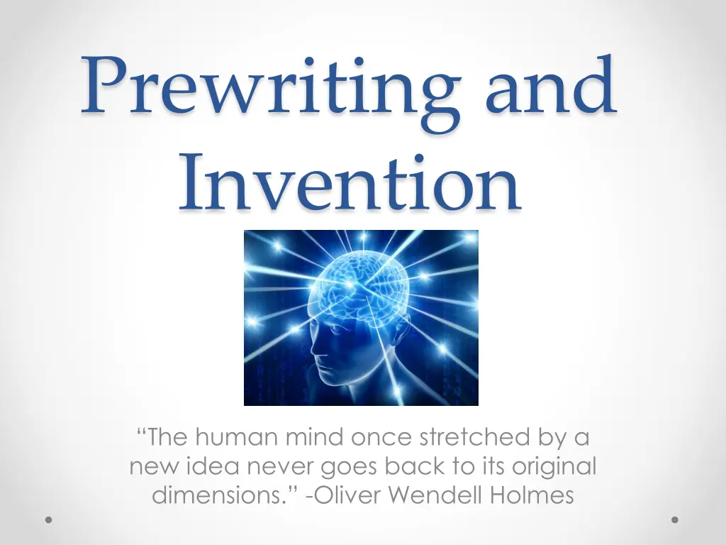prewriting and invention n.w