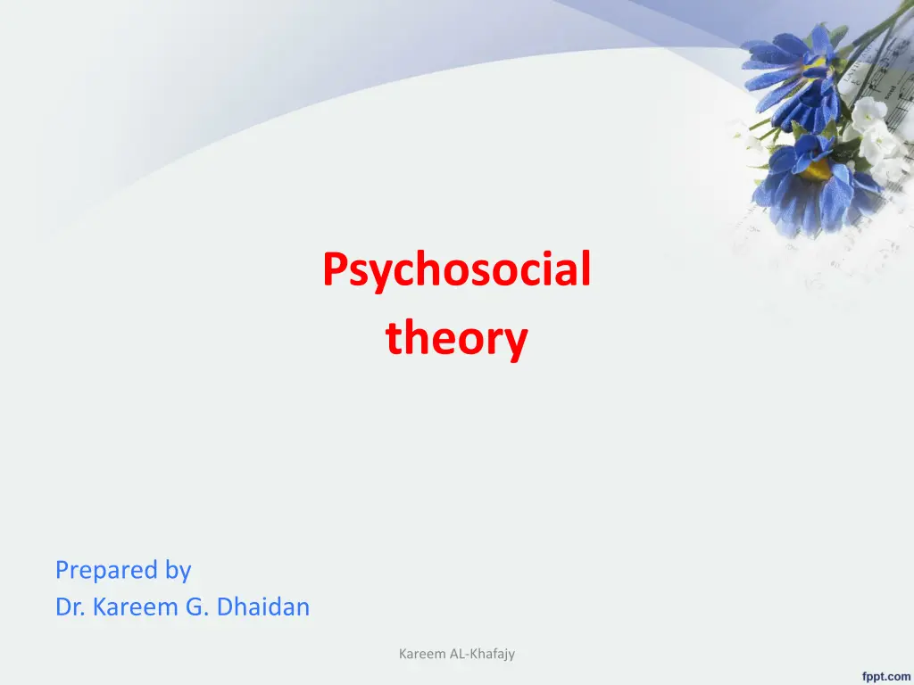 psychosocial theory n.w
