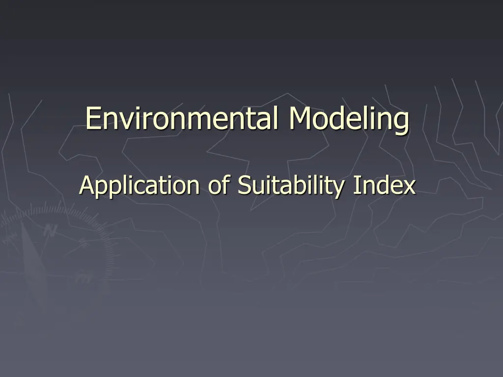 environmental modeling n.w