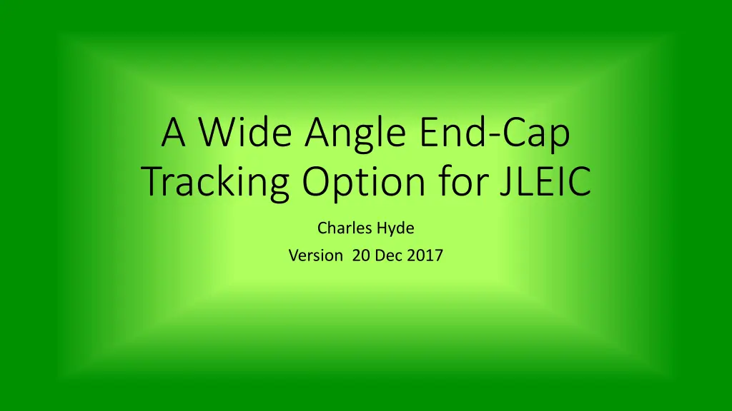 a wide angle end cap tracking option for jleic n.w