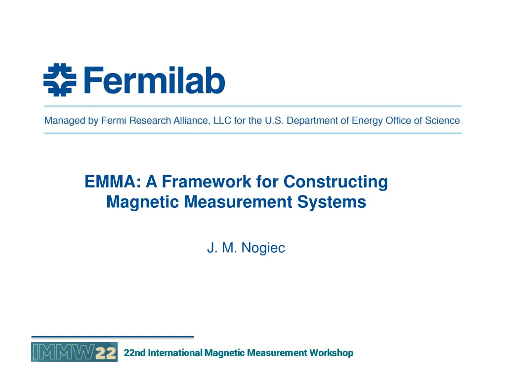 emma a framework for constructing magnetic n.w