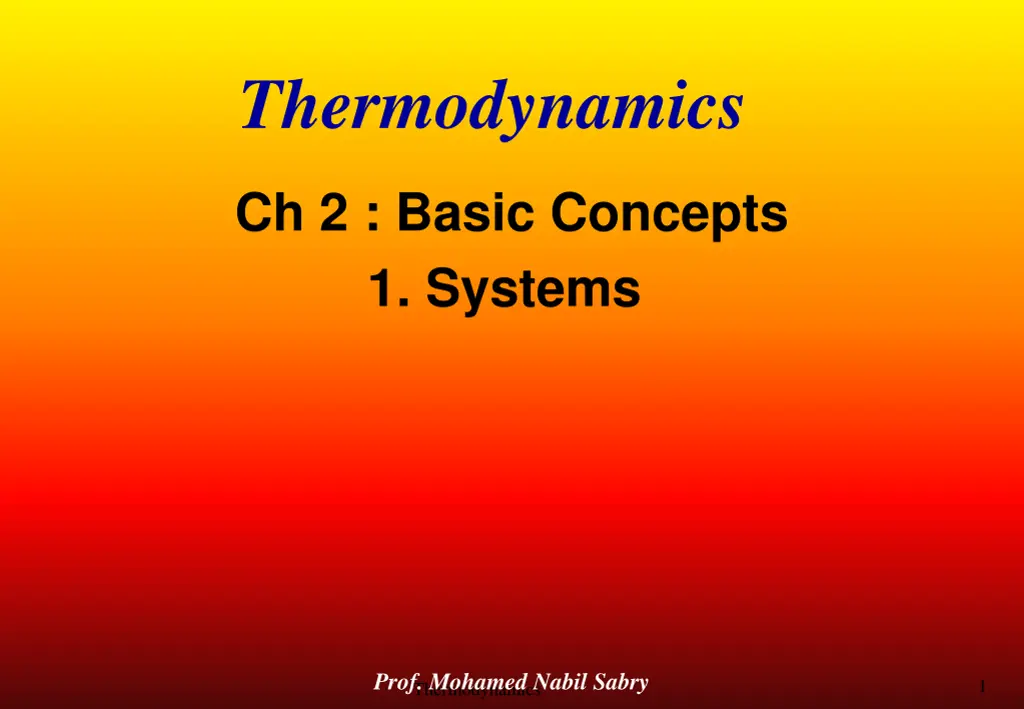 thermodynamics n.w