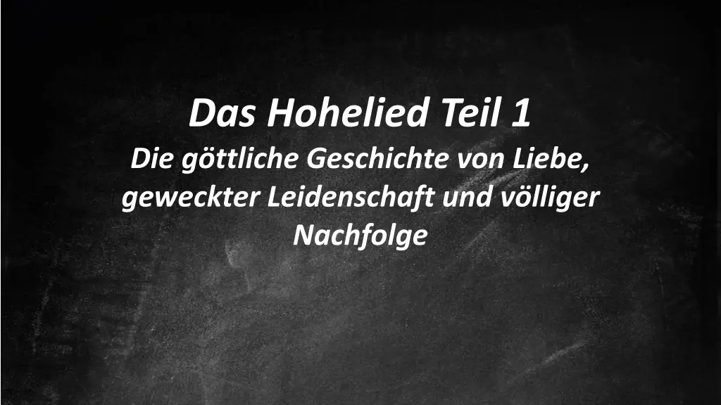 das hohelied teil 1 die g ttliche geschichte n.w