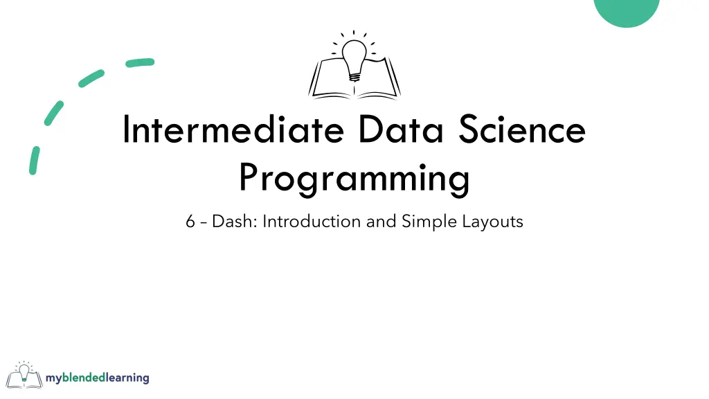 intermediate data science programming n.w