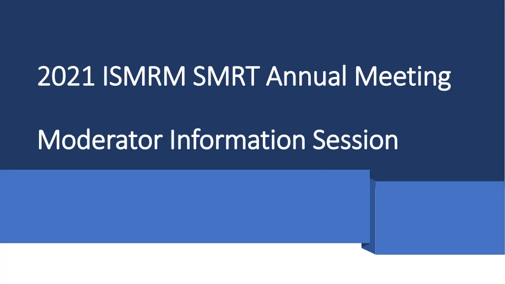 2021 ismrm smrt annual meeting 2021 ismrm smrt n.w