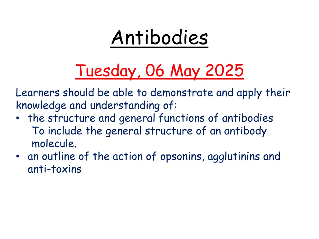 antibodies n.w